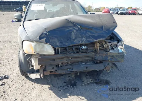 2000 Hyundai Accent Gl из США, поврежденный, VIN KMHCG45G6YU090020